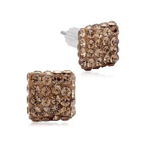 10k Solid Gold Champagne Earrings